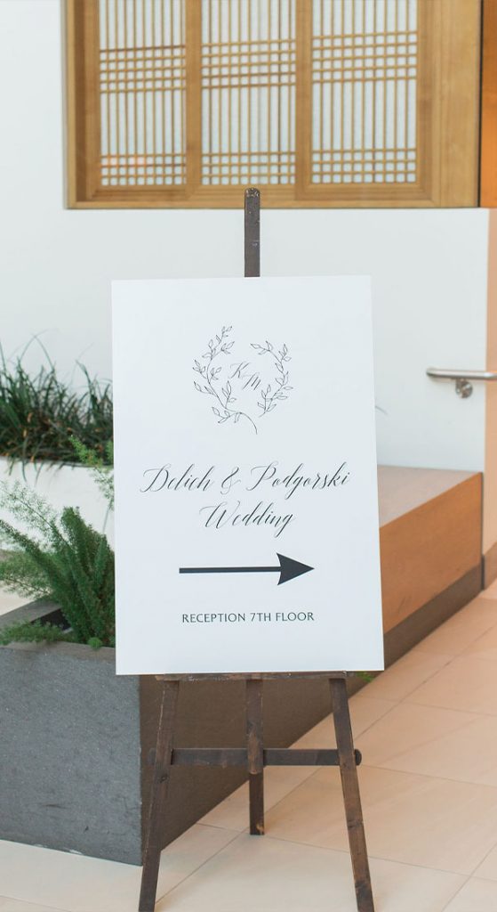 Wedding Welcome Sign - Ottawa - The Invitation Studio - Wedding Invitations, Save The Dates & Signage