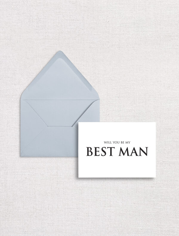 The Invitation Studio Best Man Proposal Card with Envelope